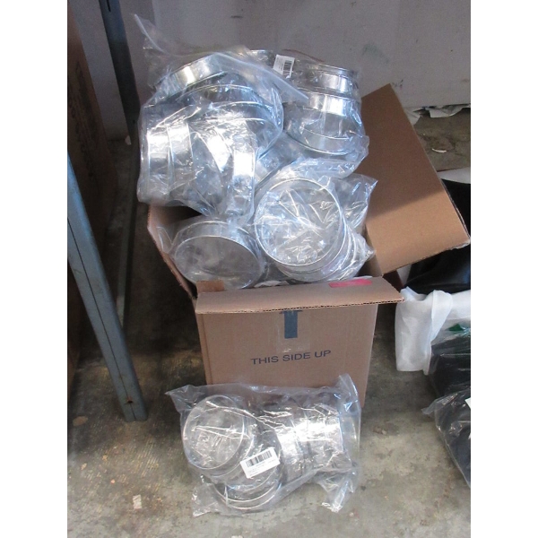 14 Sets of 8 New 4.5" Metal Baking Rings