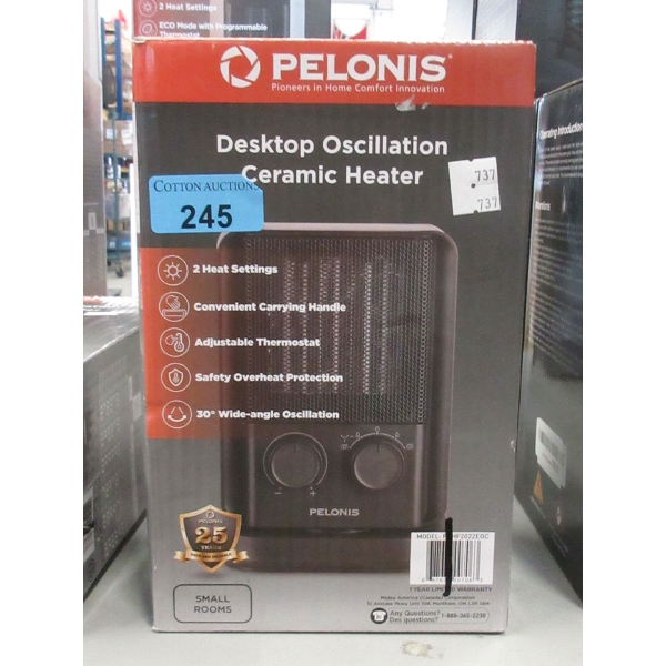Pelonis Desktop Ceramic Oscillation Heater