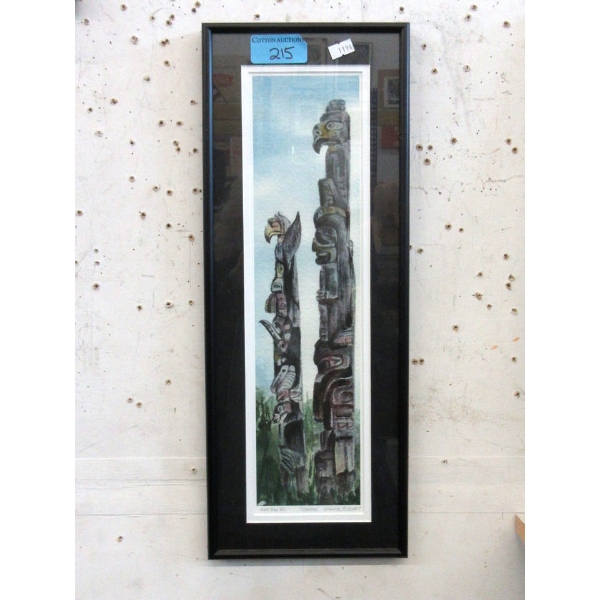 Darryl Albert "Totems" Framed Archival Print