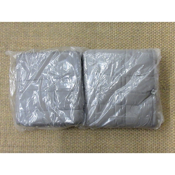 2 New Children's 10 LB Weighted Blankets - Grey