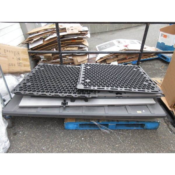Skid of Outdoor Shed Parts 