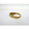Image 3 : 14KT Yellow Gold Marquise Solitaire Diamond Ring 