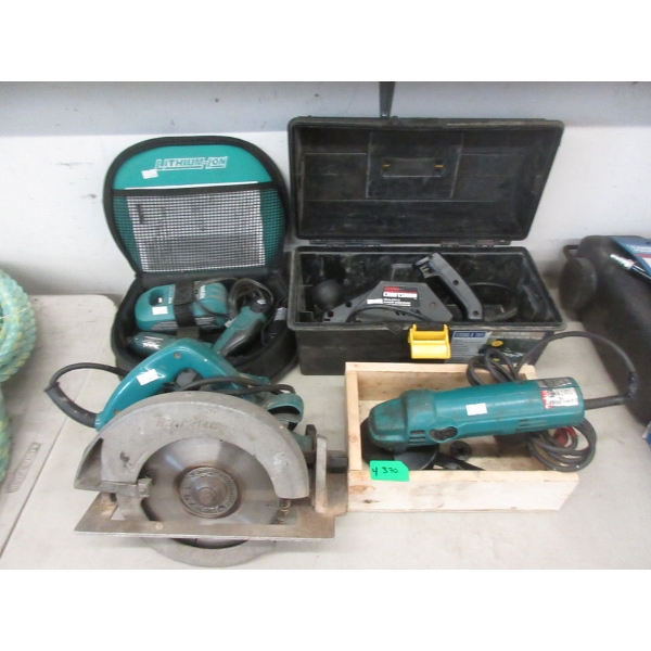 4 Piece Lot of Assorted Electric Tools - Preowned