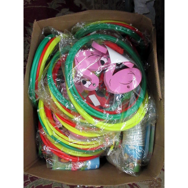 Box of New Children's Party Supplies
