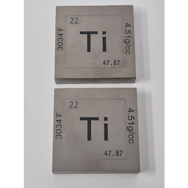 Rare Mint Error 2 x 1/2 Pound .999 Titanium Bars