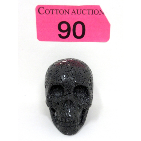 360.5 Carat Hand Carved Lava Rock Skull