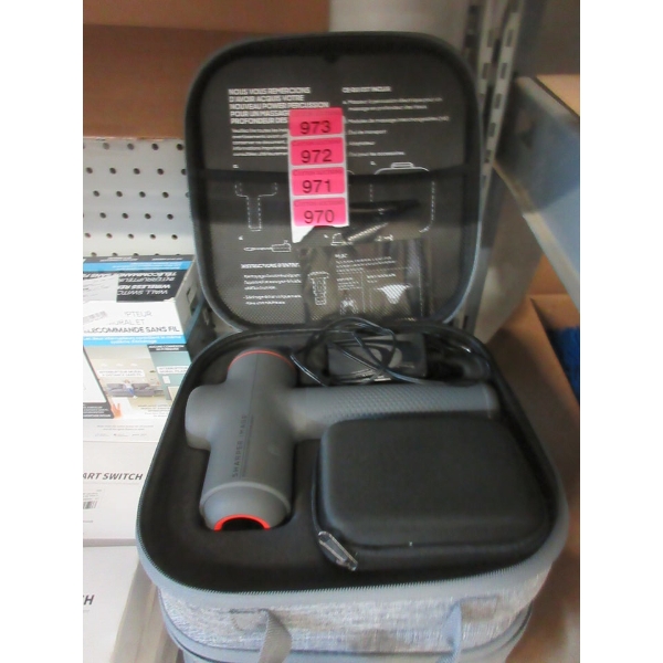Sharper Image Massage Gun in Zippered Case