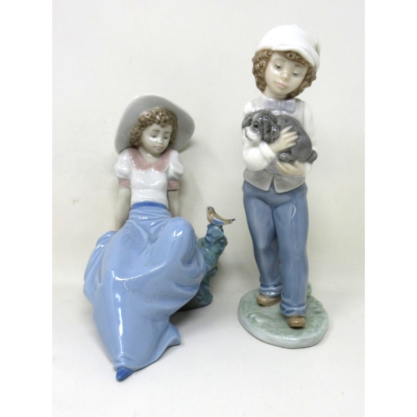 2 NAO by Lladro Porcelain Figurines