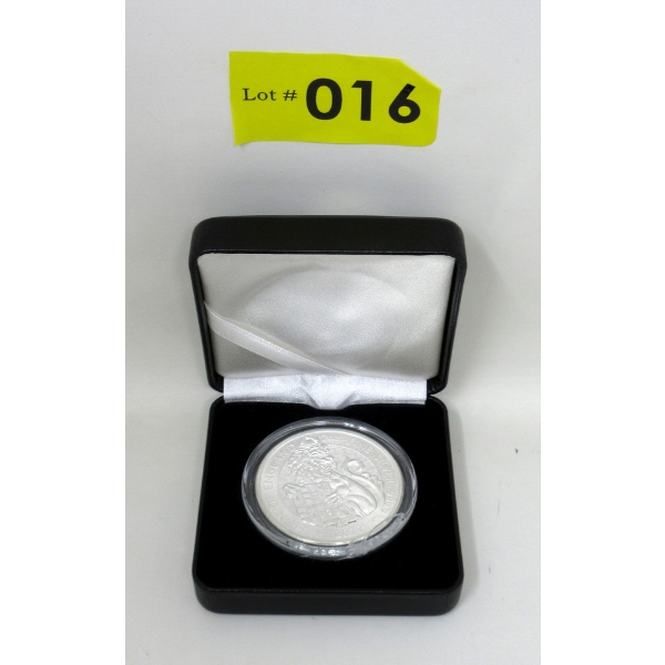 2 Oz .999 Silver 2022 Lion of England Coin 