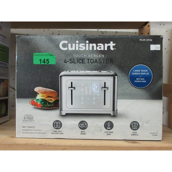 Cuisinart 4-Slice Touch Screen Toaster in Box