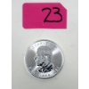 Image 1 : EARLY RELEASE First Mint 1 Oz .9999 Silver 2025 Maple Leaf Coin 