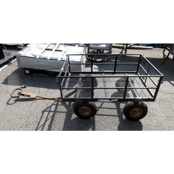 Metal Garden Cart - 48" x 32" x 27" tall