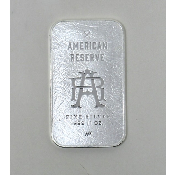 1 Oz .999 Silver American Reserve Asahi Mint Bar 