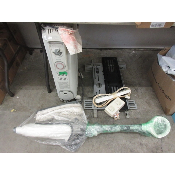 6 Pcs Lot of Heater, Steam Mop, Charger & More