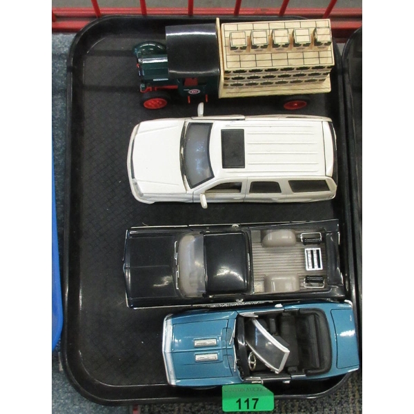 4 Diecast Scale Model Cars & Trucks- 1:24 Scale