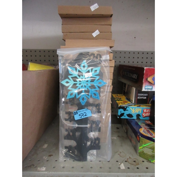 21 New 24" Blue Snowflake Snow Gauges