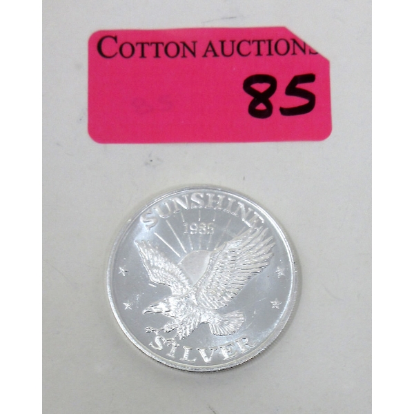 1 Oz .999 Silver Sunshine Minting Round 