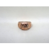 Image 1 : New Crystal Encrusted Bit Coin Ring - Size 12