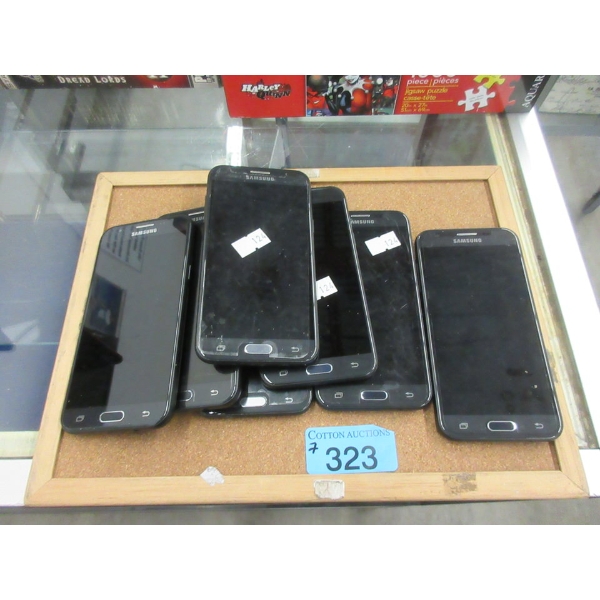 7 Assorted Samsung Cell Phones - Preowned