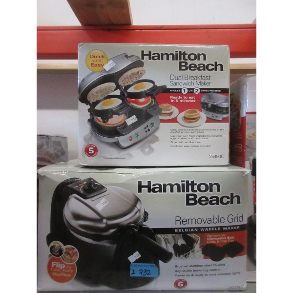 Hamilton Beach Waffle & Breakfast Sandwich Maker