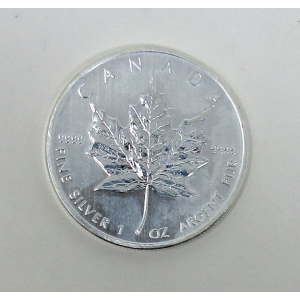1 Oz .9999 Silver 2013 Maple Leaf Coin 