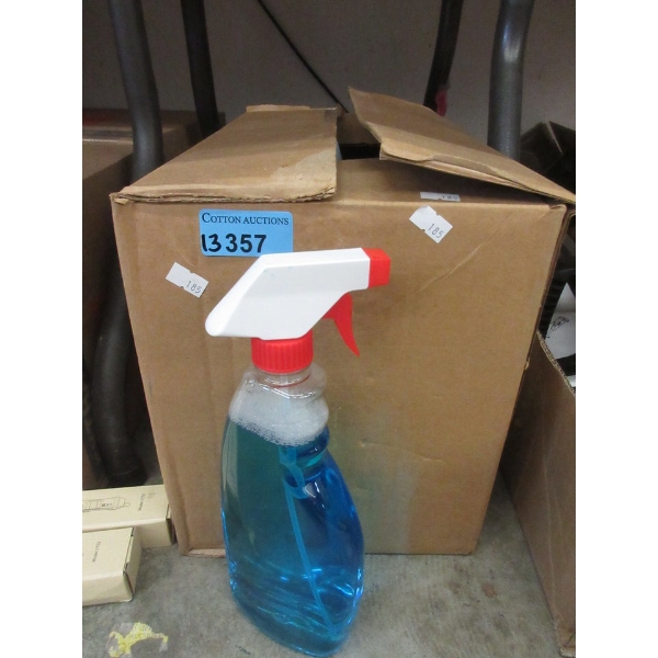 13 Spray Bottles of Generic Window Cleaner 