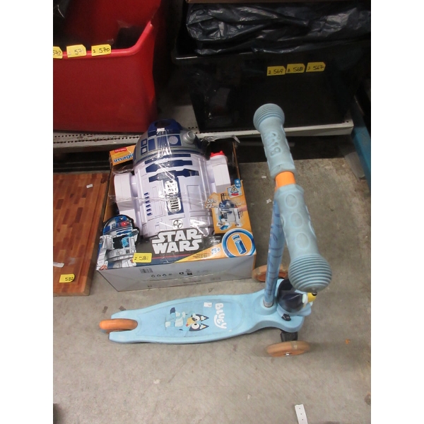 Bluey Scooter & Imagine Star Wars by Fisher Price