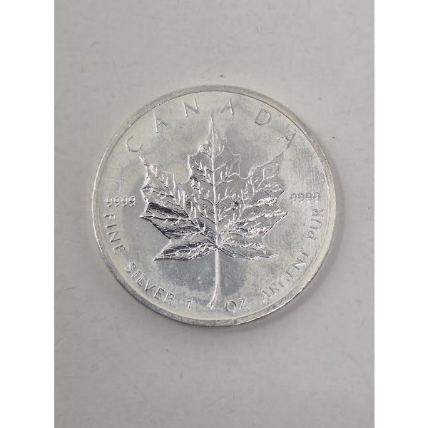 1 Oz .9999 Silver 2011 Canada Maple Leaf Coin 