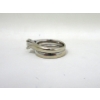 Image 2 : 14KT & 10KT White Gold Ladies Estate Solitaire Ring