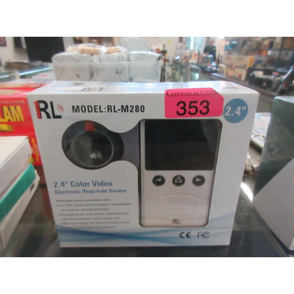 2.4" Colour Video Electronic Peep-hole Viewer