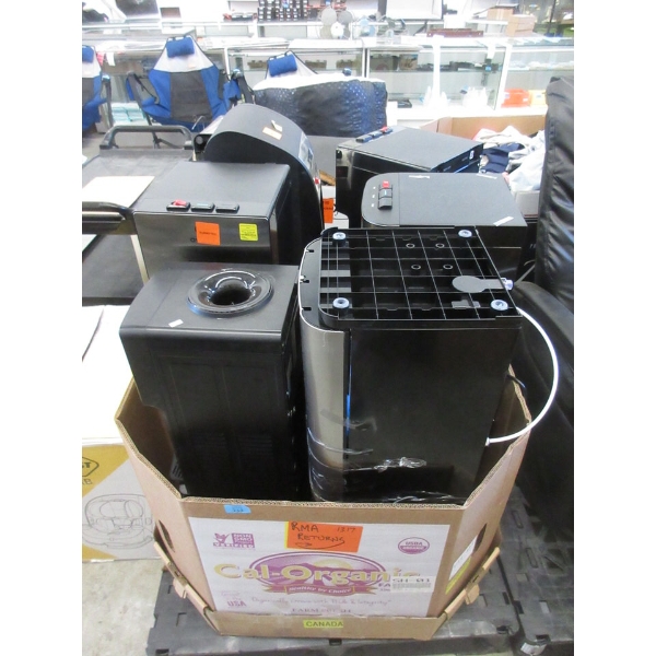 Skid of Assorted Water Coolers - Customer Returns