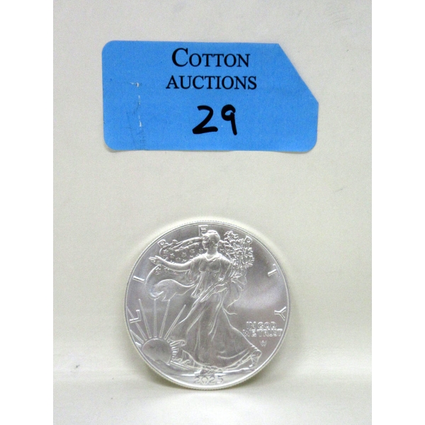 1 Oz .999 Silver 2025 Walking Liberty Coin 