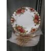 Image 1 : 10 Royal Albert "Old Country Roses" 6.25" Plates