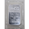 Image 1 : 1 Oz .999 Silver Johnson Matthey Bar 