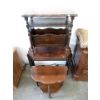 Image 1 : 3 Vintage Wood Accent Tables