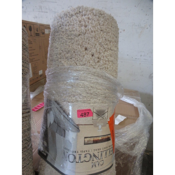 5' x 7' Beige Super Soft Area Carpet