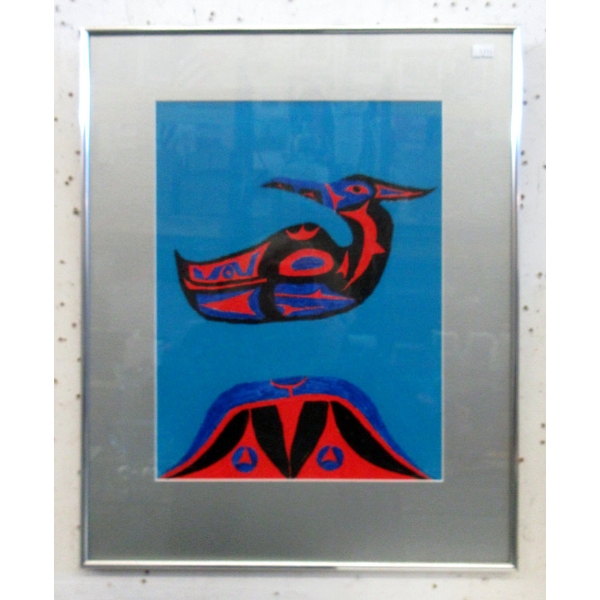 Original Acrylic on Canvas Paper  Loon Dreams 