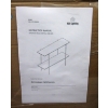 Image 2 : AGV Glass Topped Console Table - Flat Pack
