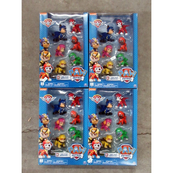 4 New Sets of 6 Paw Patrol "Air Pup Buddies"