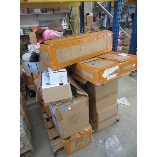 Skid of Assorted Light Fixtures in Boxes