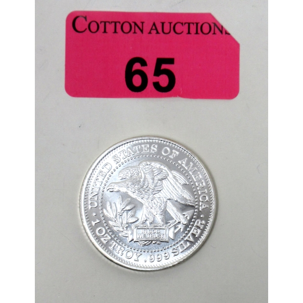 1 Oz .999 Silver Eagle Trade Unit Round 