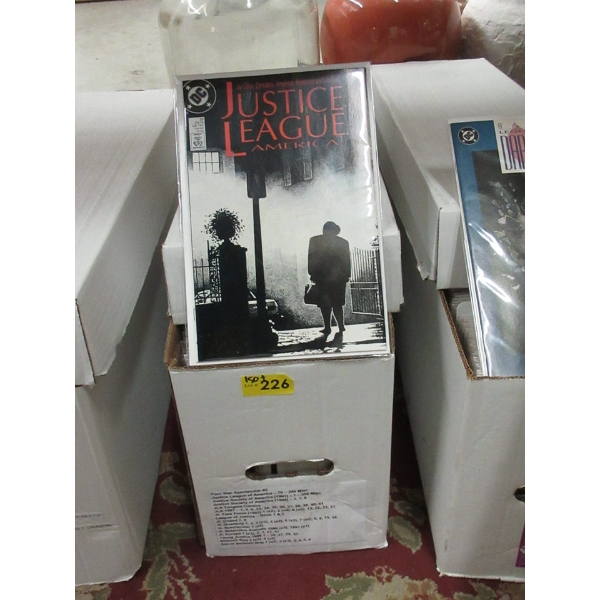 200 Justice League & Other Comics - Bagged & Carded 