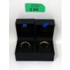 Image 4 : 2 Gold-Plated Sterling Silver Rings 