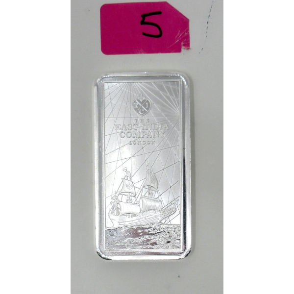 8 Oz/250 Gram .999 Silver 2021 St. Helena Legal Tender Bar