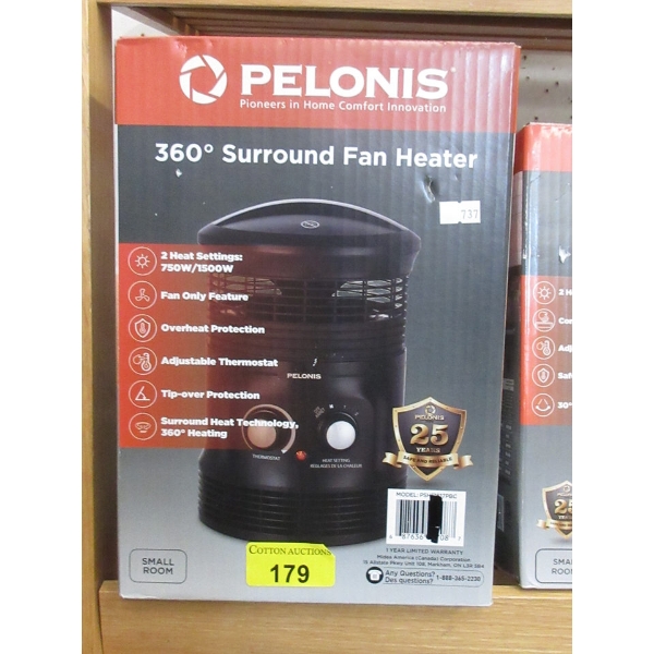 Pelonis 360 Degree Surround Fan Heater 