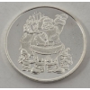 Image 1 : 1 Oz .999 Silver Santa Christmas Round 