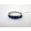 Image 6 : Three .925 Sterling Silver Crystal Gemstone Rings 