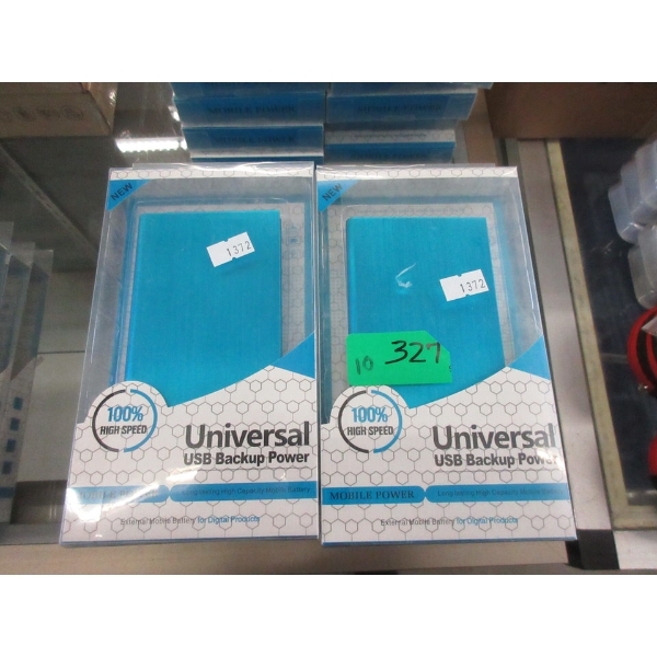10 New Blue Universal USB Backup Power Banks