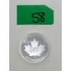 Image 1 : 1 Oz .999 Silver Canada Sprott Round 