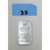 Image 1 : 1 Oz .999 Silver Asahi Refining Bar 